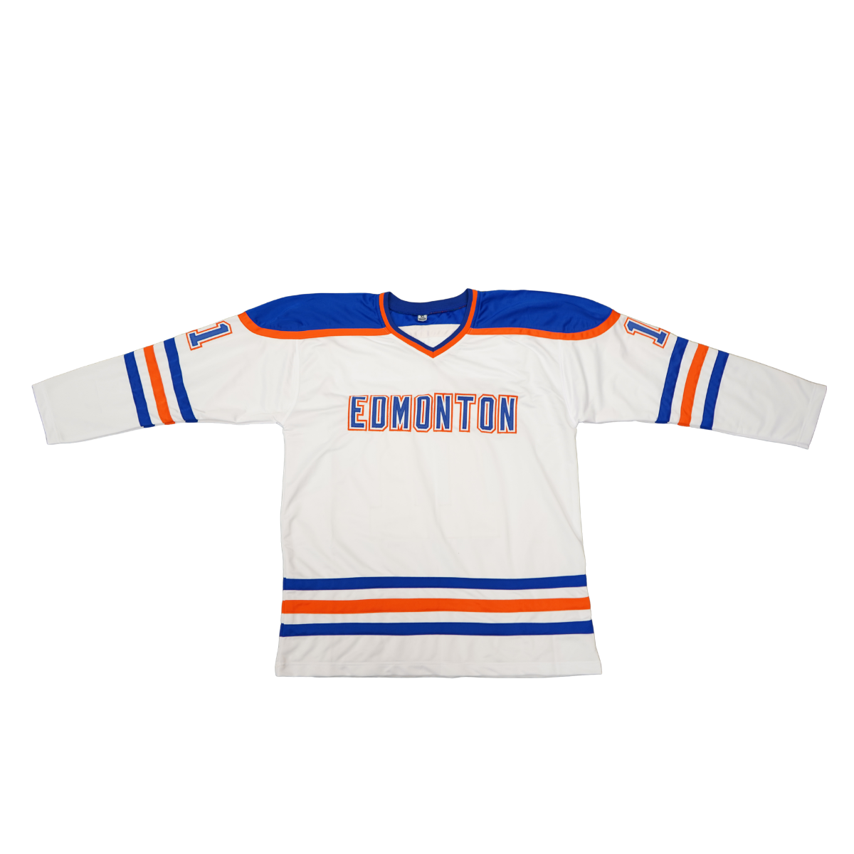 Mark Messier Edmonton Oilers Signed Pro Style White Jersey-Powers Sports Memorabilia