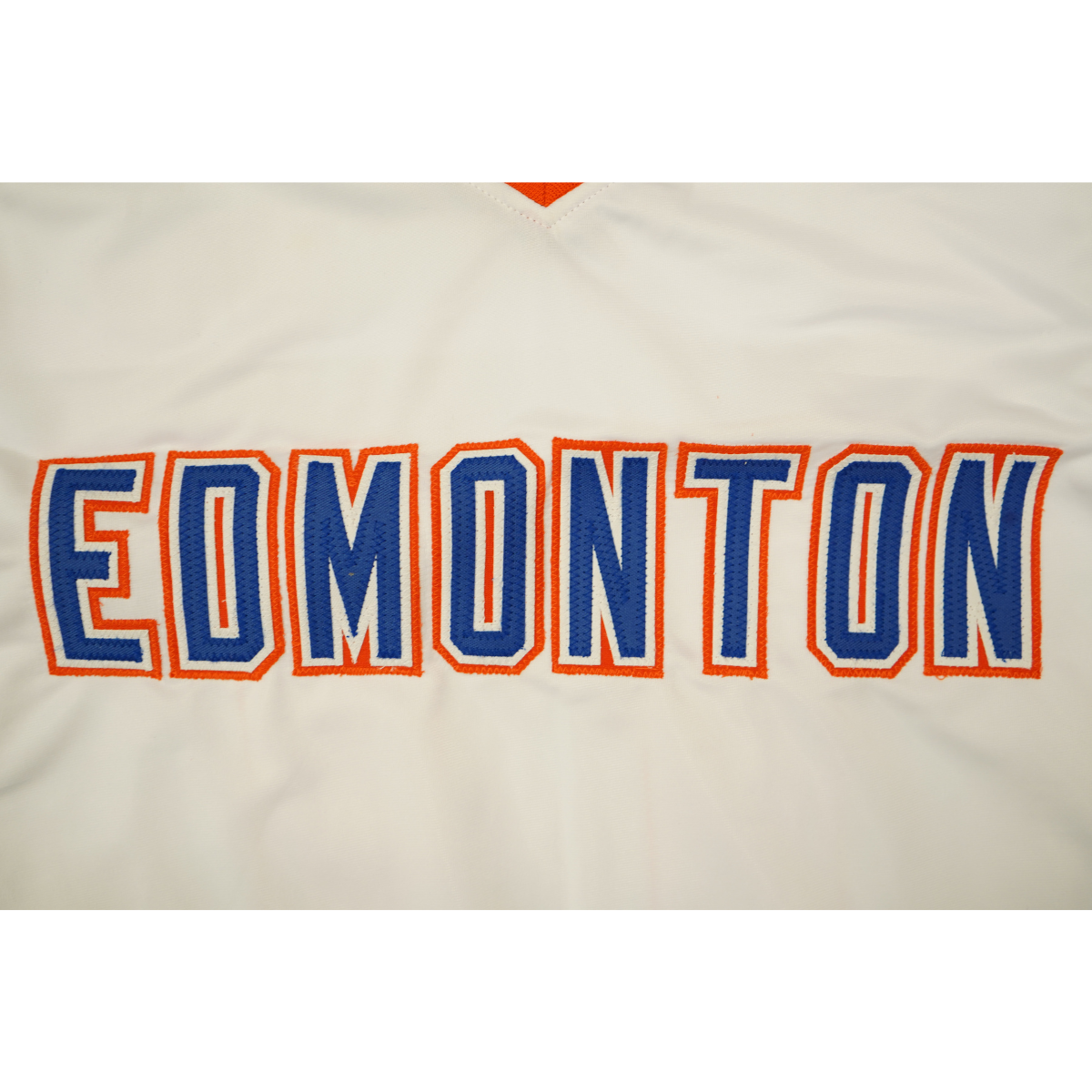 Mark Messier Edmonton Oilers Signed Pro Style White Jersey-Powers Sports Memorabilia