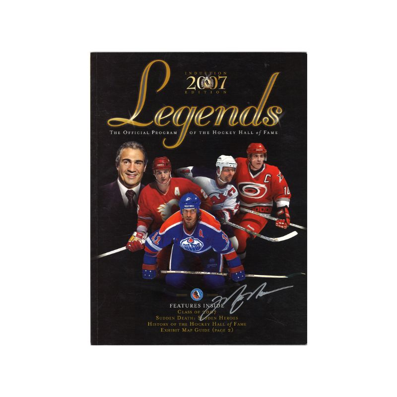 Mark Messier New York Rangers Signed 2007 Hockey Hall of Fame Induction Program-Powers Sports Memorabilia