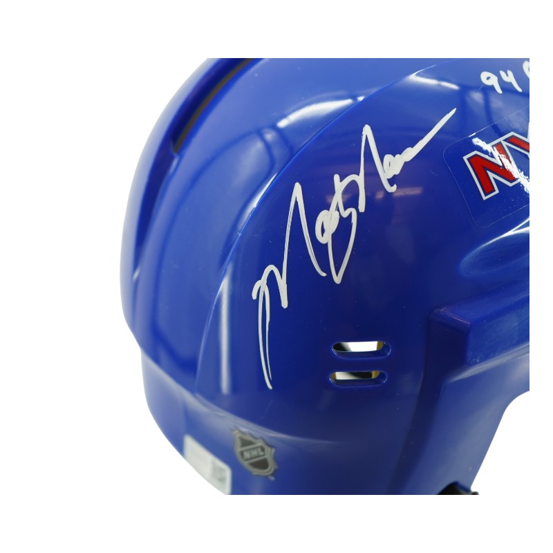 Mark Messier New York Rangers Signed Inscribed 94 Cup Mini Helmet-Powers Sports Memorabilia