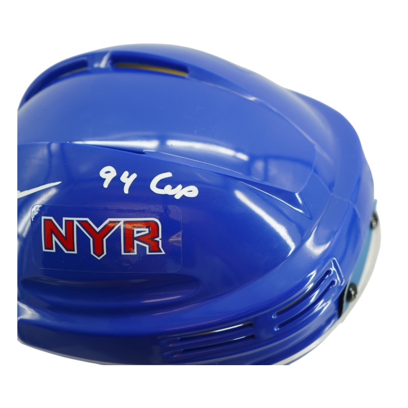 Mark Messier New York Rangers Signed Inscribed 94 Cup Mini Helmet-Powers Sports Memorabilia
