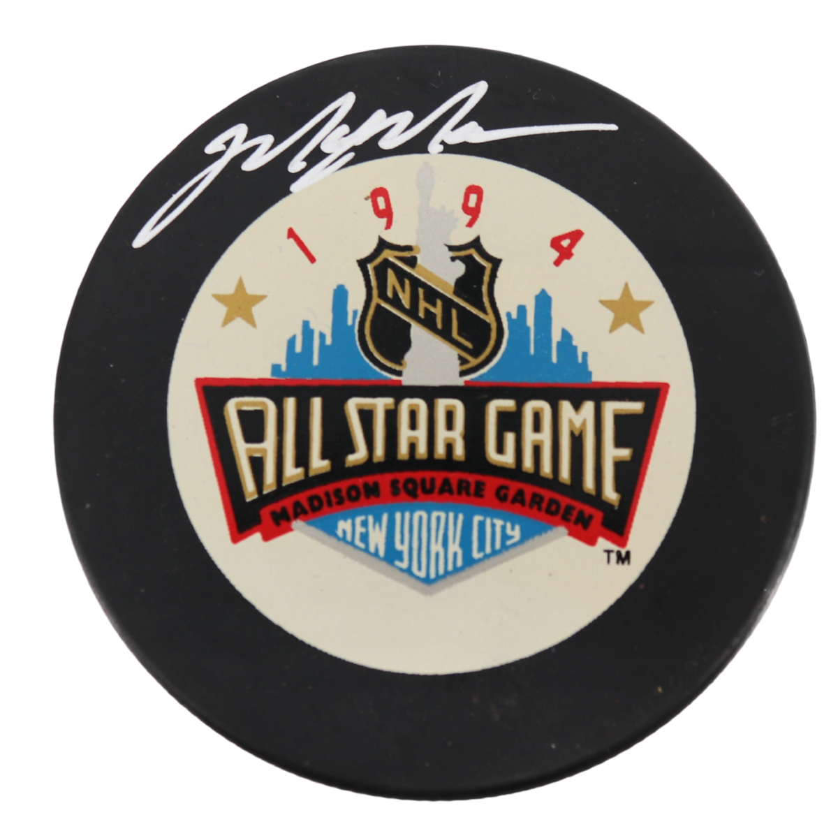Mark Messier New York Rangers Signed Official 1994 All Star Game Puck