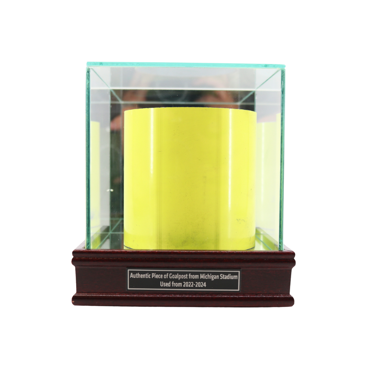 Michigan Wolverines Authentic 2022-2024 Used 4 Inch Big House Goalpost Piece-Powers Sports Memorabilia