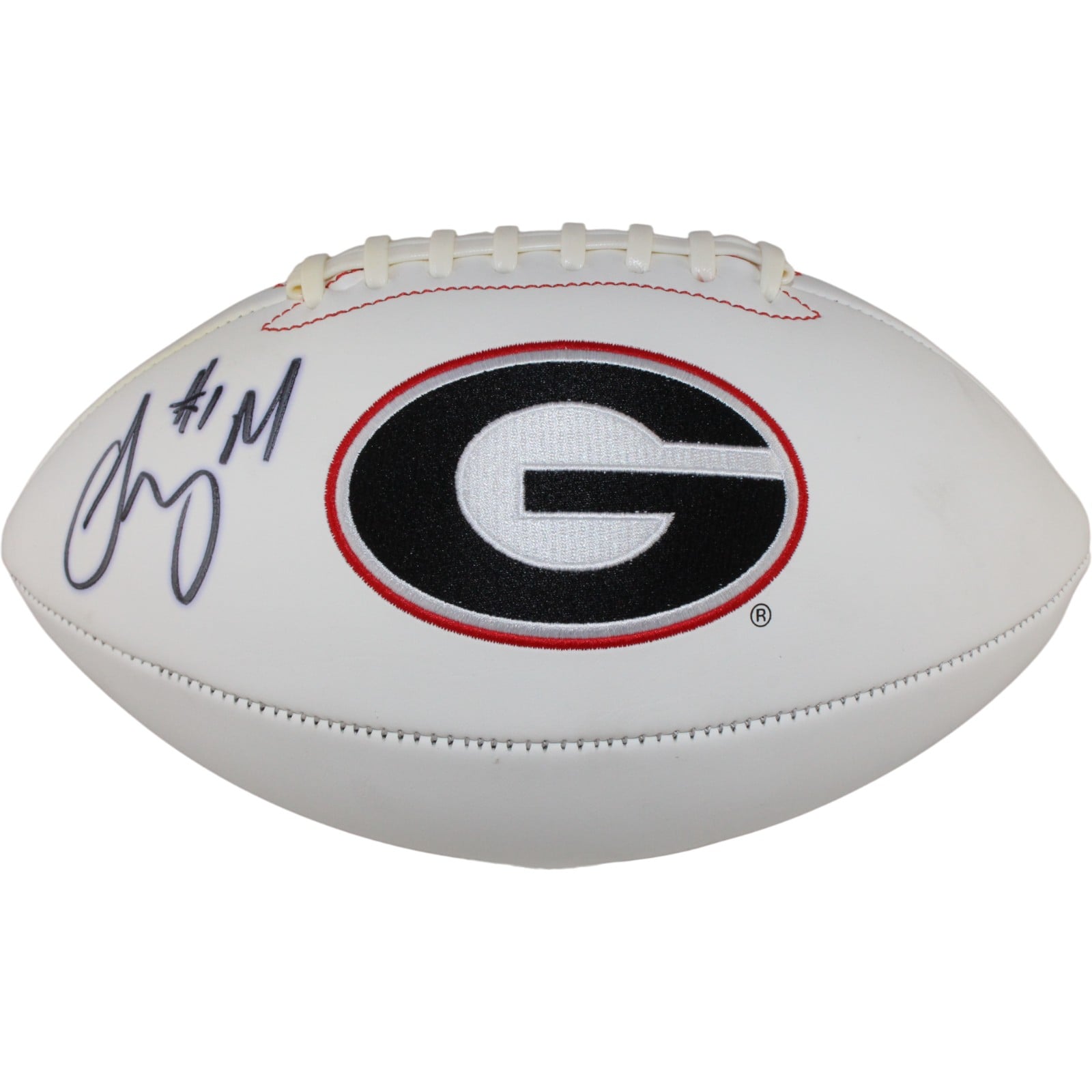 Sony Michel Signed Georgia Bulldogs Logo Football – Beckett Authenticated-Powers Sports Memorabilia