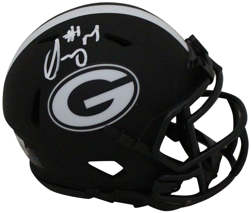 Sony Michel Georgia Bulldogs Eclipse Signed Mini Helmet BAS-Powers Sports Memorabilia