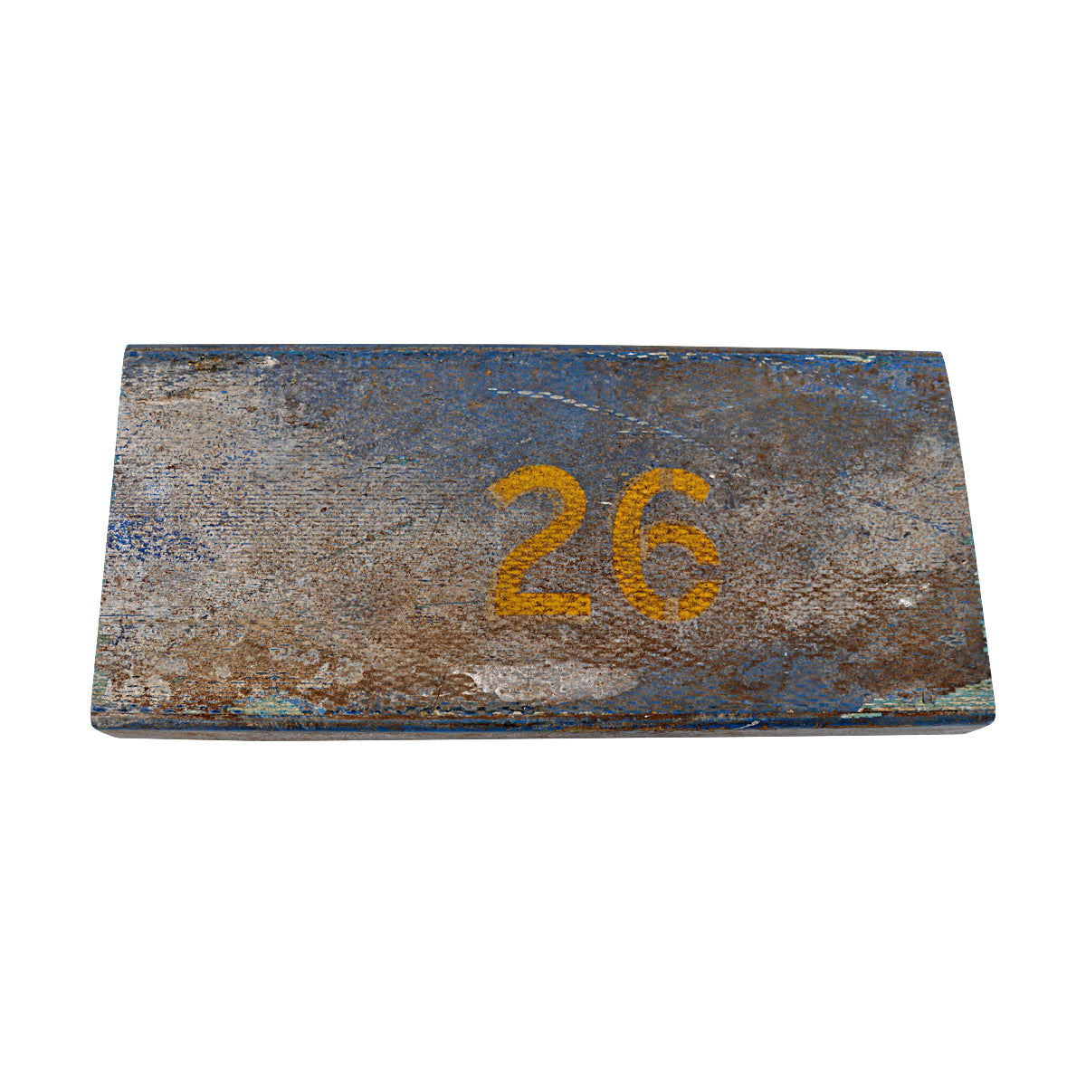 University of Michigan Authentic 1960's to 1990's Blue Fiberglass Bleacher Seat Piece 26 8x17-Powers Sports Memorabilia