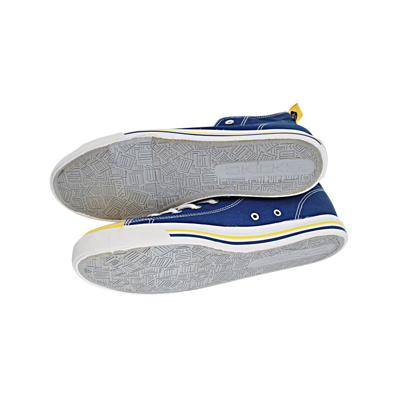 University of Michigan Skicks High Top Canvas Sneakers - Size 12-Powers Sports Memorabilia