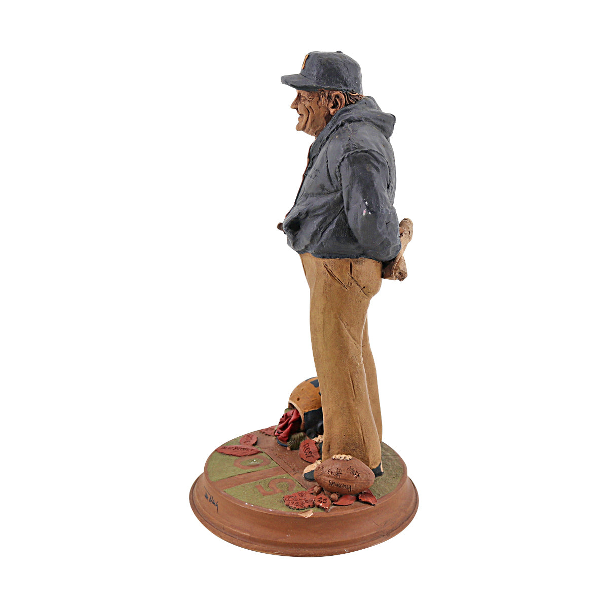 Bo Schembechler University of Michigan Statue Signed by Artist Tom Clark-Powers Sports Memorabilia