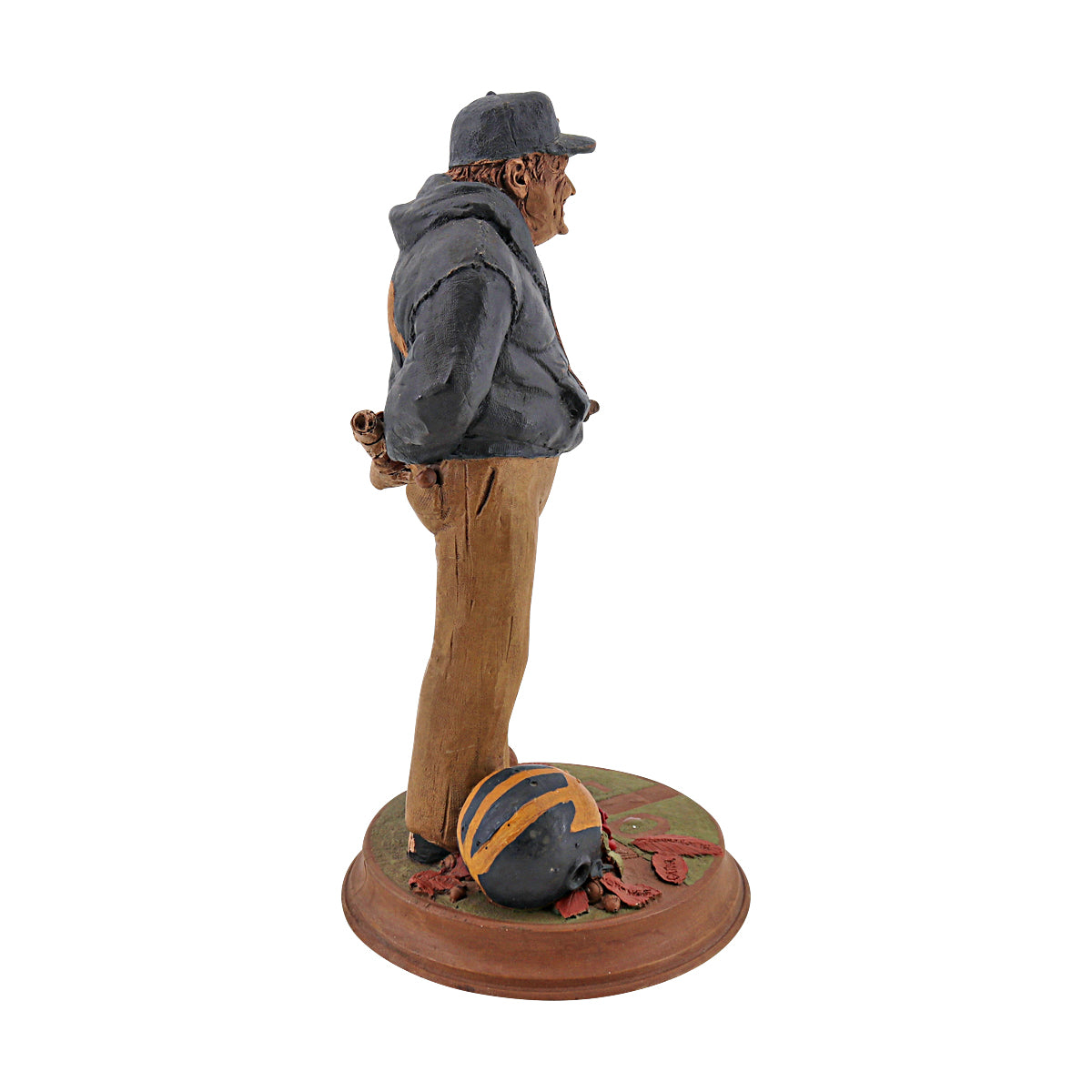 Bo Schembechler University of Michigan Statue Signed by Artist Tom Clark-Powers Sports Memorabilia