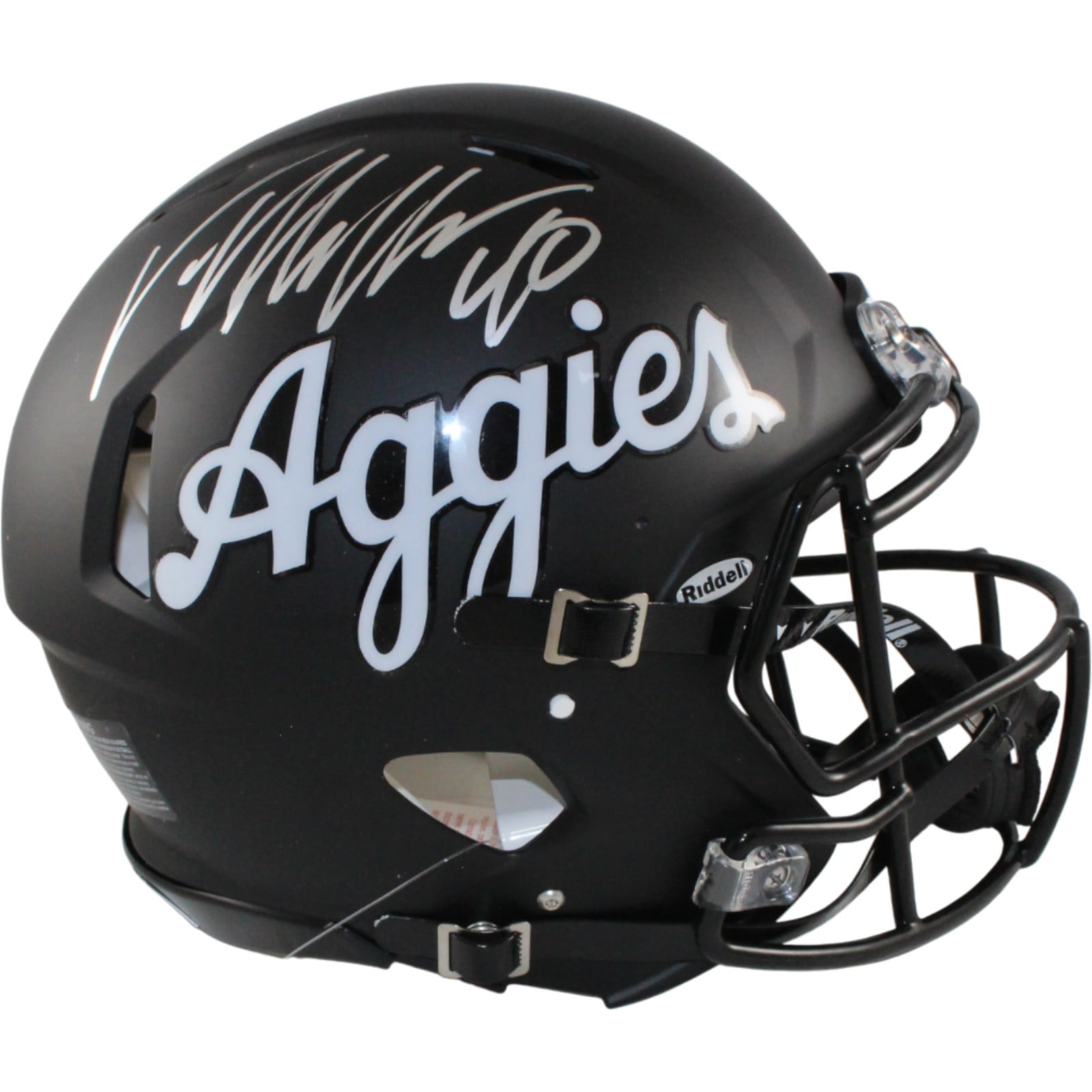 Von Miller Signed Texas A&M Aggies Authentic Script Helmet Beckett W-Powers Sports Memorabilia