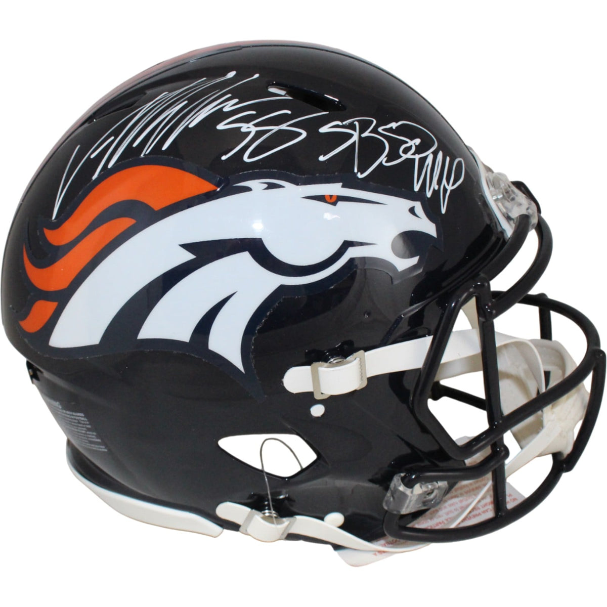 Von Miller Signed Denver Broncos Authentic TB Helmet SB MVP Beckett W-Powers Sports Memorabilia