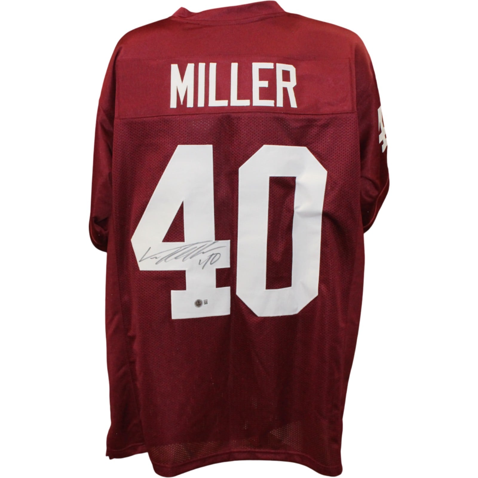 Von Miller Signed College Style Red Jersey – Beckett Witness Authenticated-Powers Sports Memorabilia