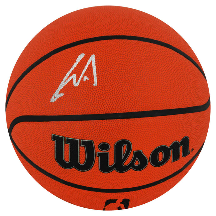 Yao Ming Autographed Wilson Indoor/Outdoor NBA Basketball-Powers Sports Memorabilia