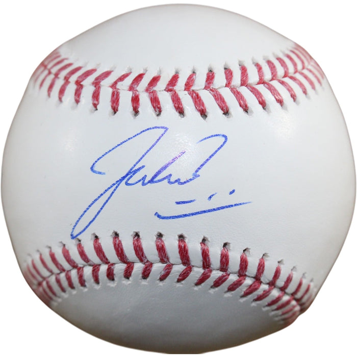 Jacob Misiorowski Signed Milwaukee Brewers Official MLB Baseball Prova-Powers Sports Memorabilia