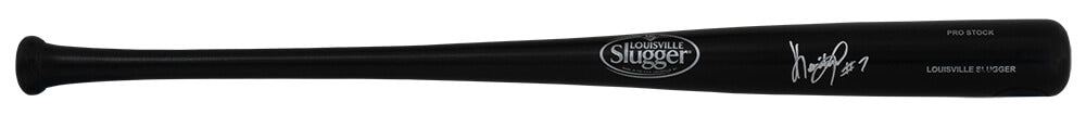 Kevin Mitchell Autographed louisville Slugger Pro Stock Black Baseball Bat-Powers Sports Memorabilia