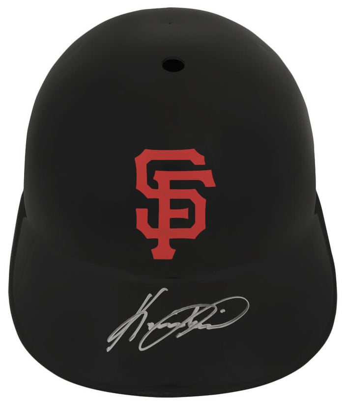 Kevin Mitchell Autographed San Francisco Giants Replica Souvenir Batting Helmet-Powers Sports Memorabilia