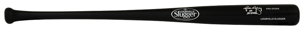 Rick Monday Autographed Louisville Slugger Pro Stock Black Baseball Bat with 2x All Star-Powers Sports Memorabilia