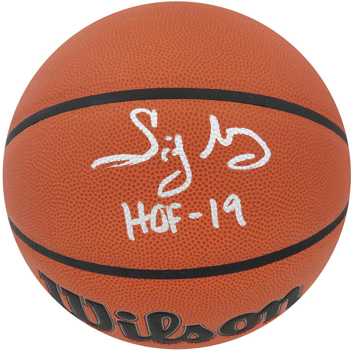Sidney Moncrief Autographed Wilson Indoor/Outdoor NBA Basketball w/ HOF 19-Powers Sports Memorabilia