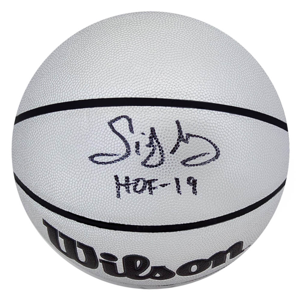 Sidney Moncrief Autographed Wilson Platinum NBA Basketball with HOF'19-Powers Sports Memorabilia