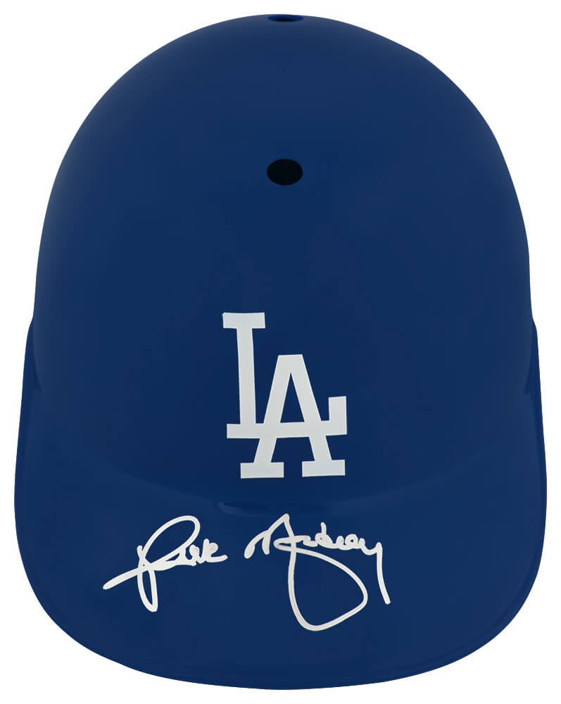 Rick Monday Autographed Los Angeles Dodgers Souvenir Replica Batting Helmet-Powers Sports Memorabilia