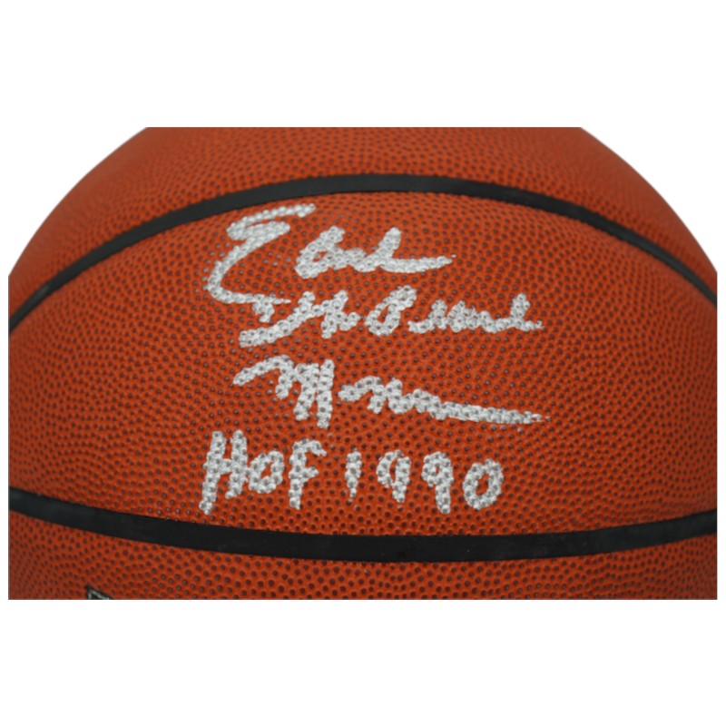 Earl Monroe New York Knicks Signed The Pearl, HOF 1990 Wilson NBA Basketball-Powers Sports Memorabilia