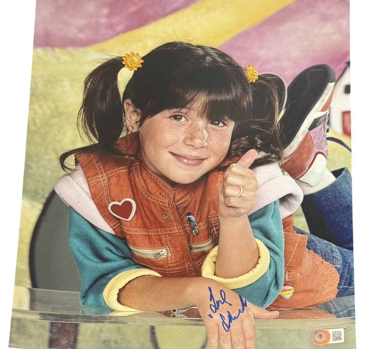Soleil Moon Punky Brewster Signed 11x14 Photo - Beckett Beckett - 54352-Powers Sports Memorabilia