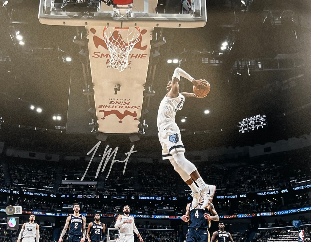Ja Morant Hand-Signed Memphis Grizzlies 16x20 Photo – Beckett Authenticated-Powers Sports Memorabilia