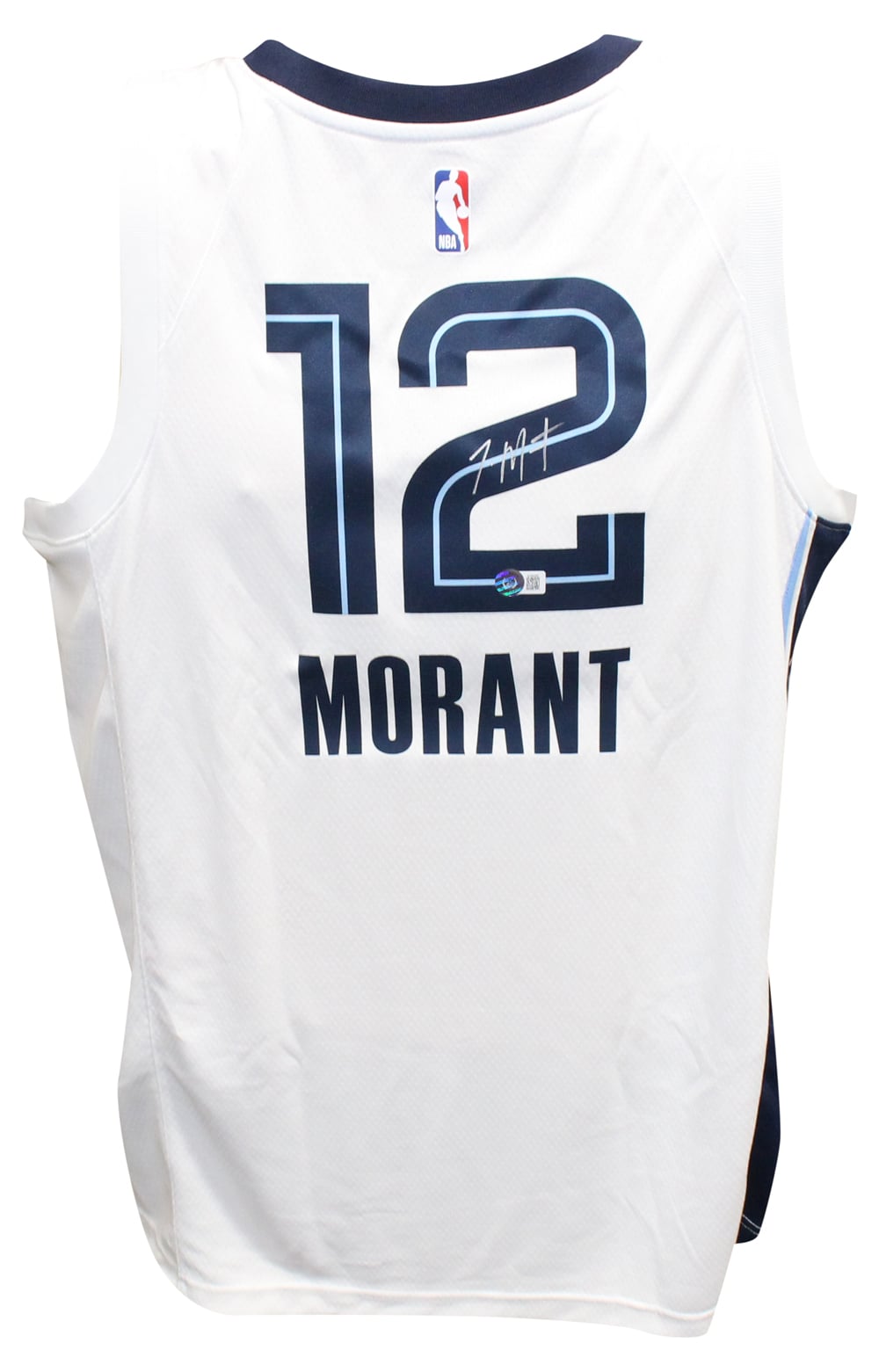 Ja Morant Signed Memphis Grizzlies White Jersey Nike – Beckett Authenticated-Powers Sports Memorabilia