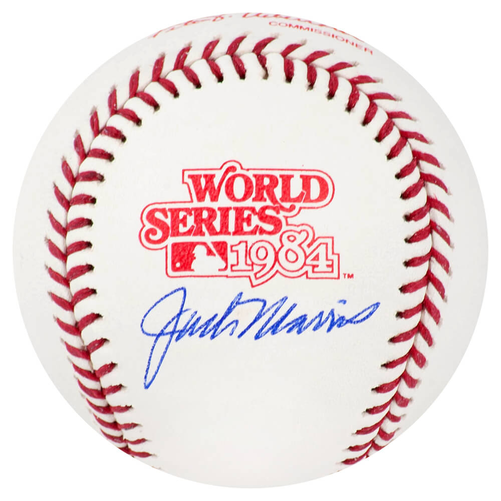 Jack Morris Autographed Rawlings Official 1984 World Series Baseball-Powers Sports Memorabilia