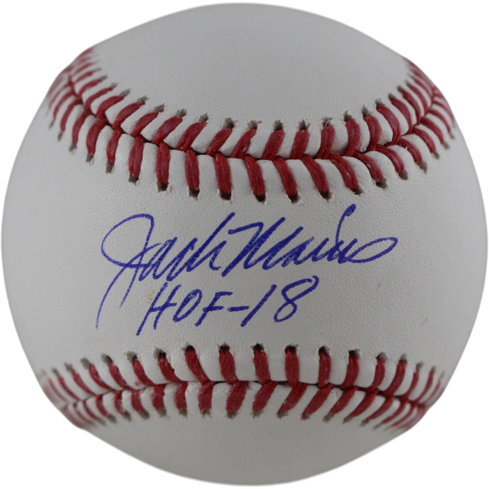 Jack Morris Signed Detroit Tigers Official MLB Baseball HOF – Beckett Witness Authenticated-Powers Sports Memorabilia