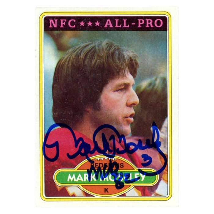 Mark Moseley Autographed Washington Redskins Trading Card – Beckett Witness Authenticated-Powers Sports Memorabilia
