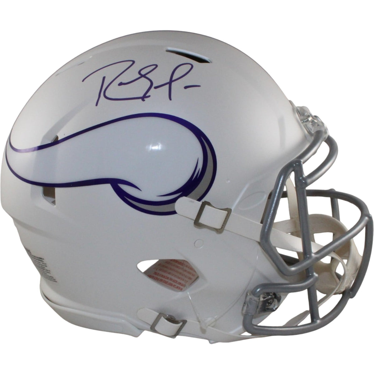 Randy Moss Signed Minnesota Vikings Authentic 24 Alt Helmet – Beckett Authenticated-Powers Sports Memorabilia