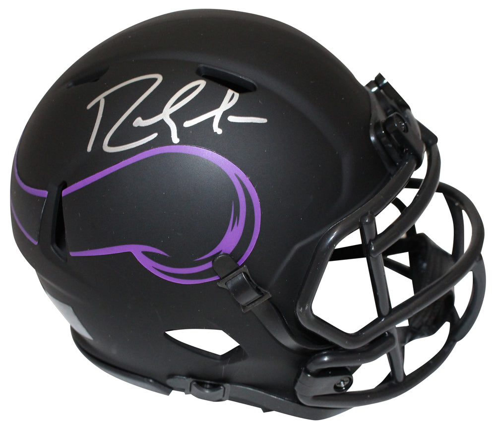 Randy Moss Minnesota Vikings Eclipse Signed Mini Helmet BAS-Powers Sports Memorabilia