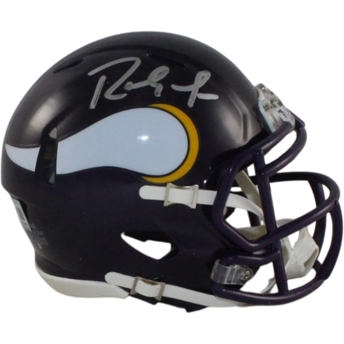 Randy Moss Signed Minnesota Vikings TB Mini Helmet – Beckett Witness Authenticated-Powers Sports Memorabilia