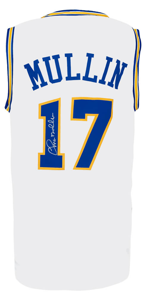 Chris Mullin Autographed White Custom Basketball Jersey-Powers Sports Memorabilia