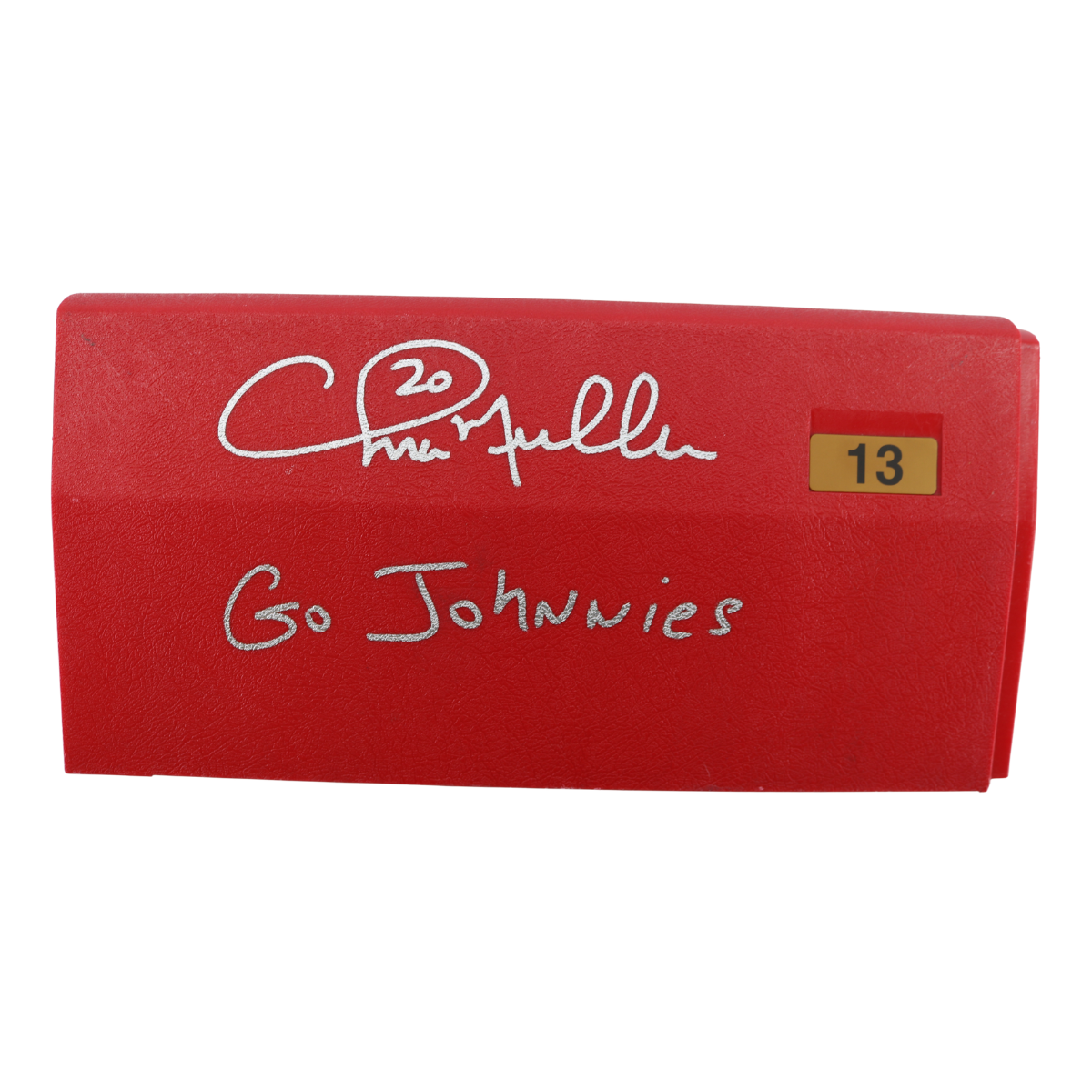 Chris Mullin St. Johns Carnesecca Arena Signed Inscribed Bleacher Piece #13