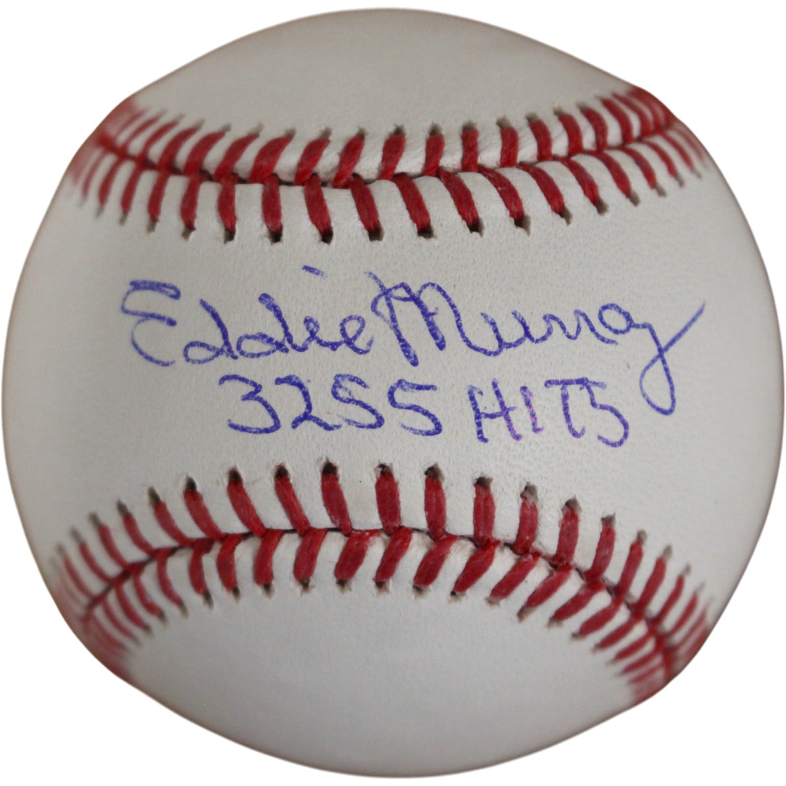 Eddie Murray Signed Baltimore Orioles Official MLB Baseball 3255 Hits – Beckett Authenticated-Powers Sports Memorabilia