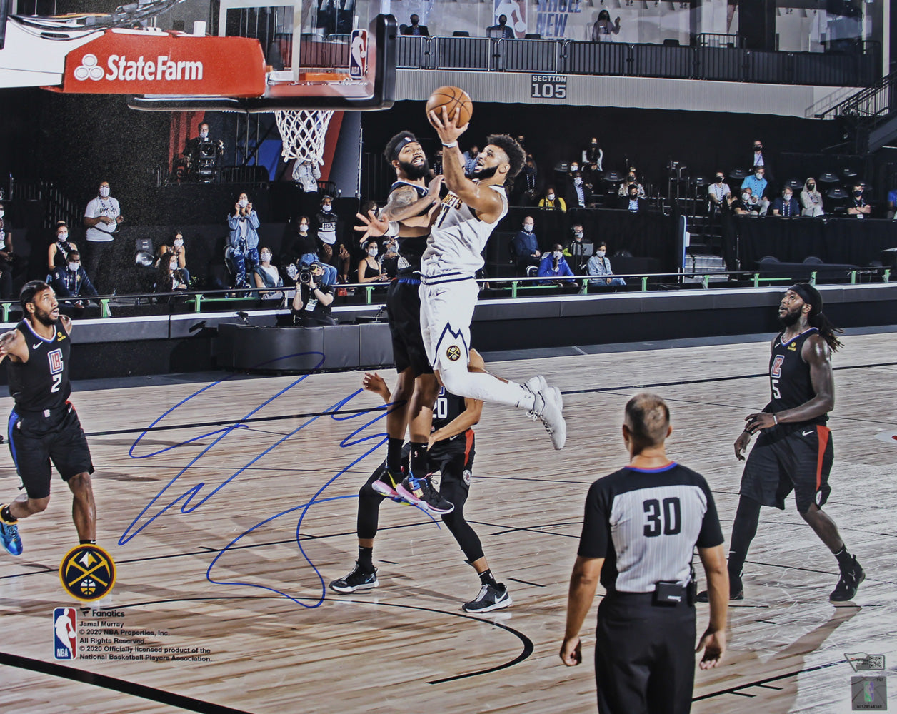 Jamal Murray Denver Nuggets Signed 16x20 Photo FAN SKU 39634-Powers Sports Memorabilia