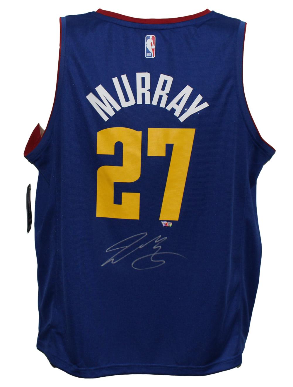 Jamal Murray Denver Nuggets Blue Fastbreak XL Signed Jersey FAN-Powers Sports Memorabilia