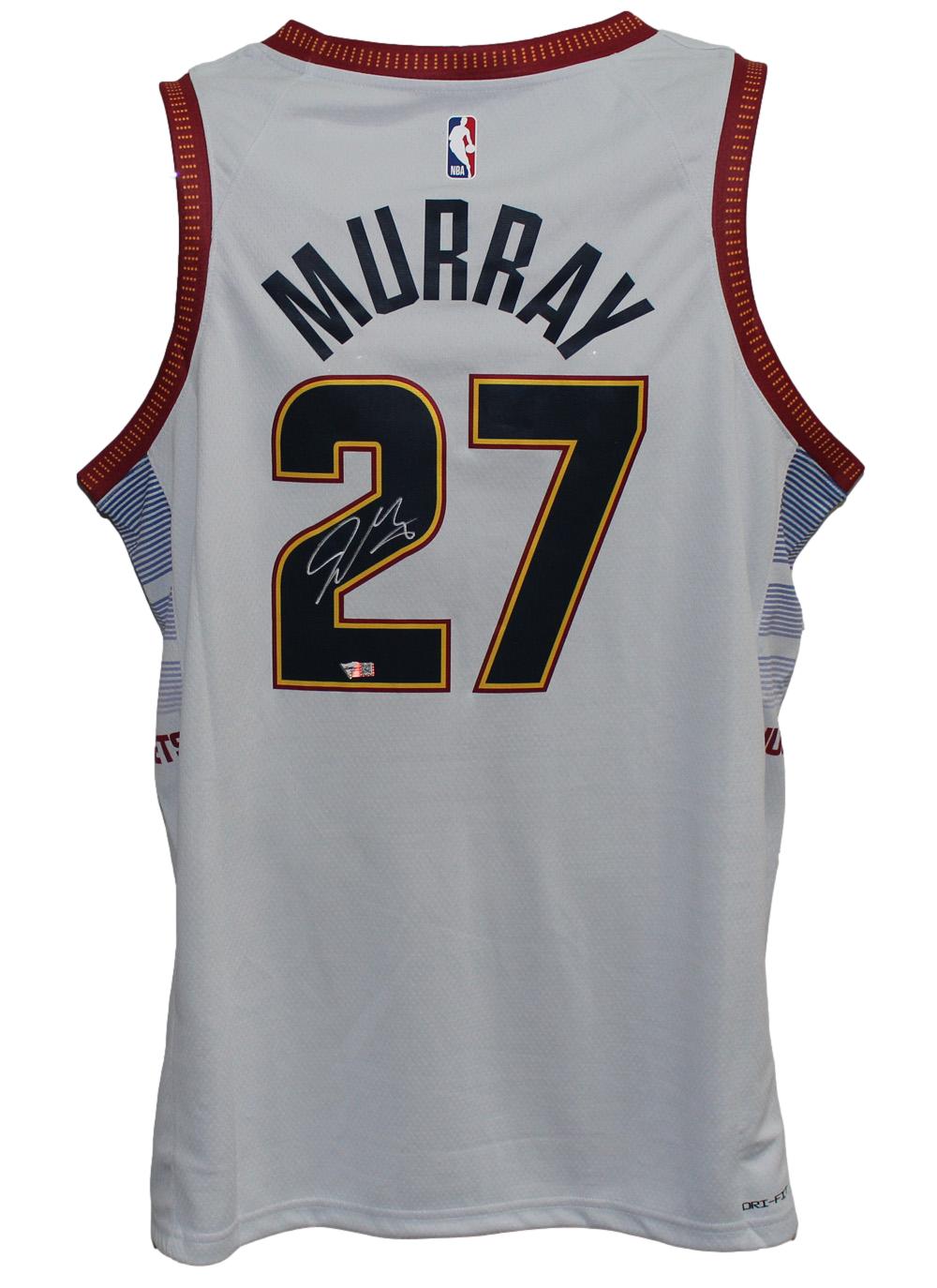Jamal Murray Denver Nuggets Signed Jersey - Silver Swingman 52 FAN-Powers Sports Memorabilia