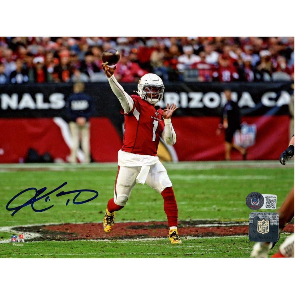 Kyler Murray Signed Arizona Cardinal 8x10 Photo – Beckett Authenticated-Powers Sports Memorabilia