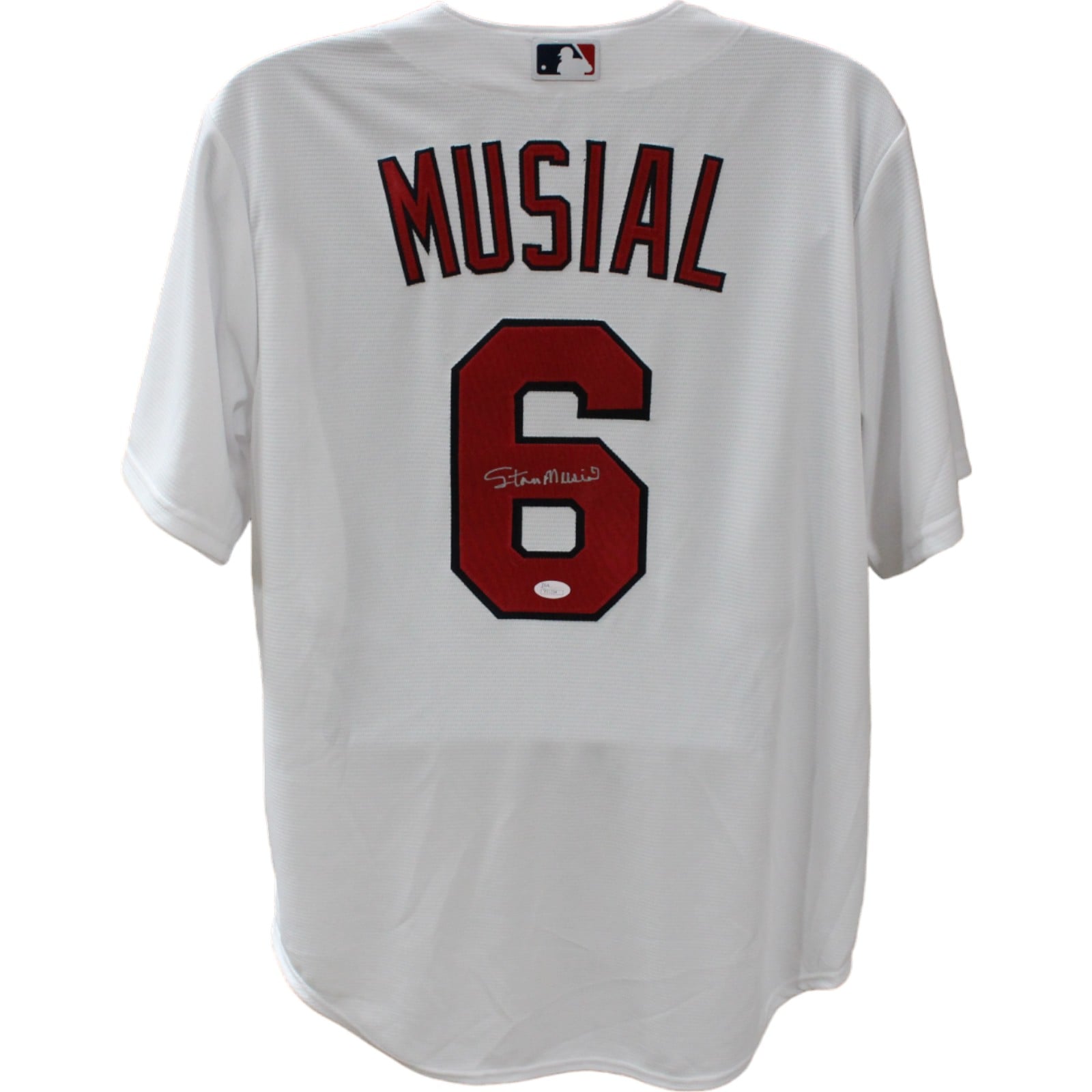 Stan Musial Signed St. Louis Cardinals White Majestic Jersey – JSA Authenticated-Powers Sports Memorabilia