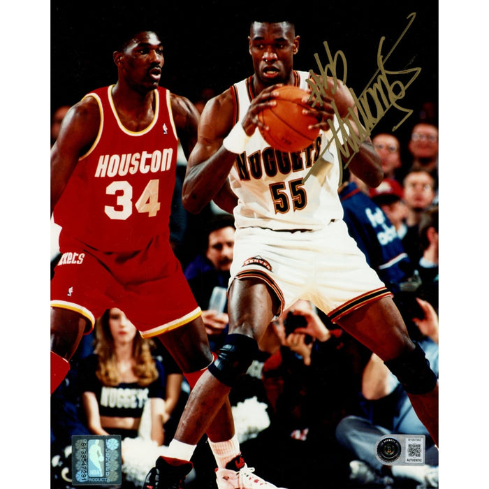 Dikembe Mutombo Signed Denver Nuggets 8x10 Photo – Beckett Authenticated-Powers Sports Memorabilia