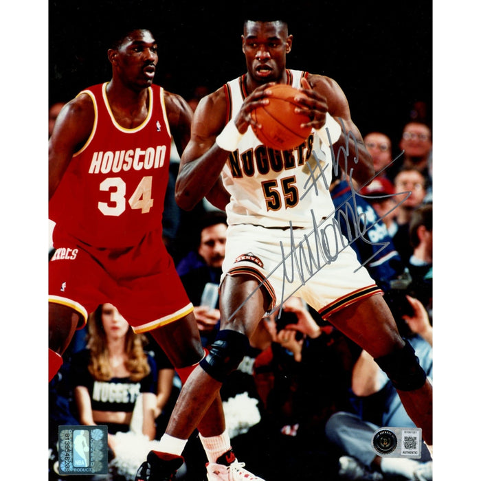 Dikembe Mutombo Autographed Denver Nuggets 8x10 Photo – Beckett Authenticated-Powers Sports Memorabilia