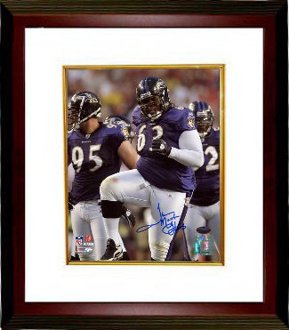 Terrence Cody Autographed Baltimore Ravens 8 x 10 Photograph Custom Framing "Mount"- Tri-Star Hologram - CTBL_MW11033-Powers Sports Memorabilia