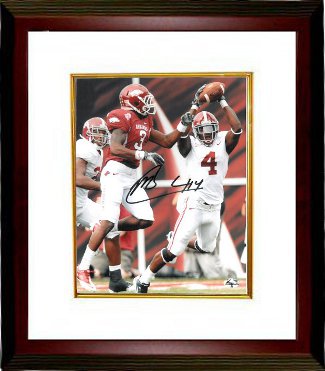 Mark Barron Autographed Alabama Crimson Tide 8 x 10 Photograph Custom Framing - CTBL_MW11063-Powers Sports Memorabilia