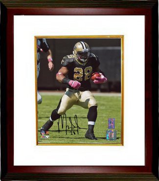 Mark Ingram Autographed New Orleans Saints 8 x 10 Photograph Custom Framing - Ingram Hologram - CTBL_MW11512-Powers Sports Memorabilia