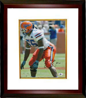 Channing Crowder Autographed Florida Gators 8 x 10 Photograph Custom Framing - Famous Ink Hologram-Powers Sports Memorabilia