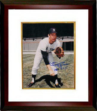 Stan Bahnsen Autographed New York Yankees 8 x 10 Photograph 1968 ROY Custom Framing - CTBL_MW12838-Powers Sports Memorabilia