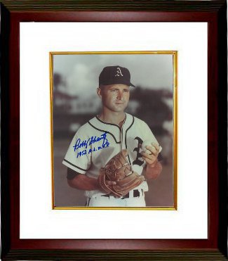 Bobby Shantz Autographed Philadelphia Athletics 8 x 10 Photograph Custom Framing with 1952 AL MVP - CTBL_MW12867-Powers Sports Memorabilia